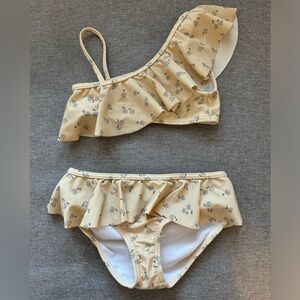 Like New Rylee + Cru girls two piece swimsuit. Worn maybe once.